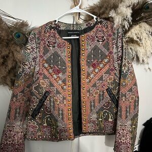 HEMANT & NANDITA Intricate Embroidered Blazer